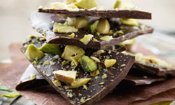 Dark Chocolate Pistachio Bark