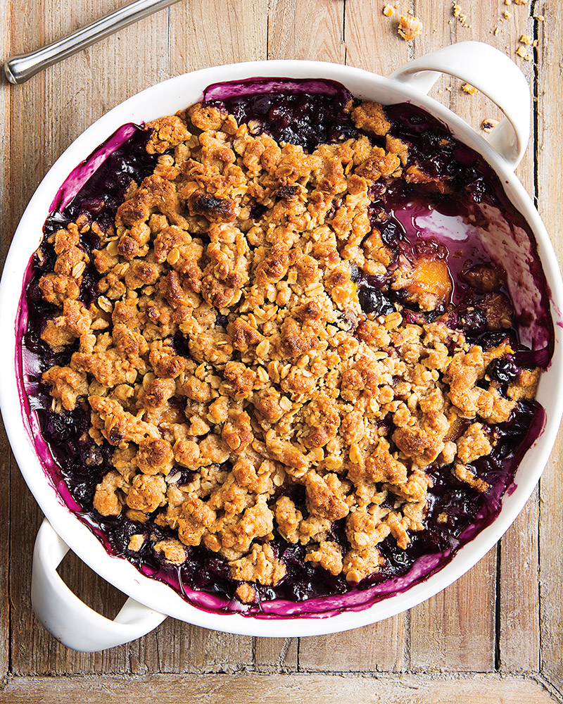 Blueberry-Mango Crisp