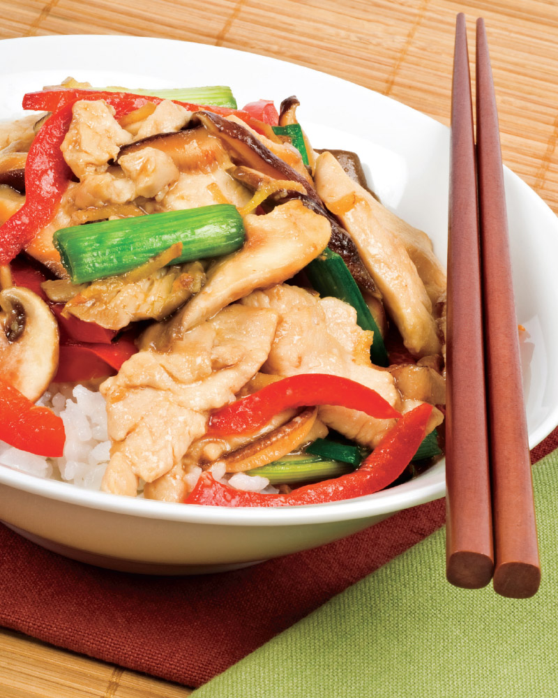 Chicken & Mushroom Stir-Fry