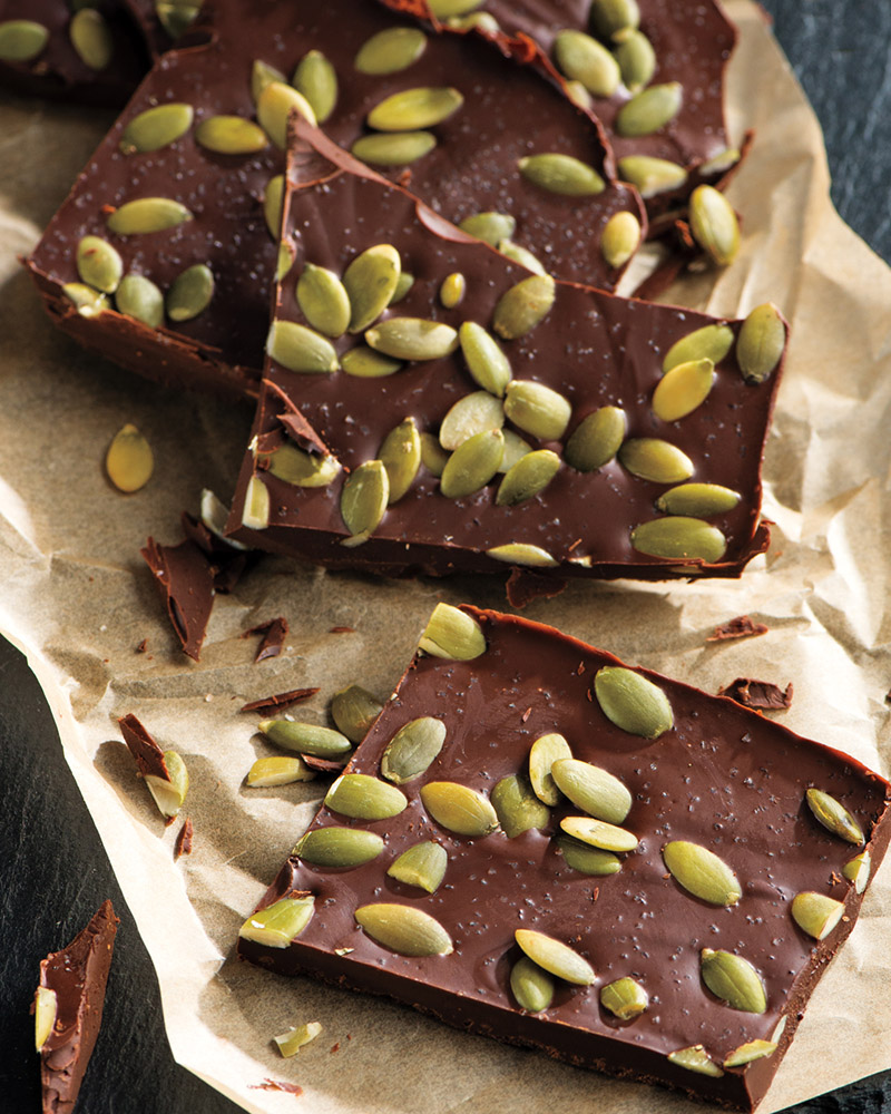 Chocolate-Pepita Bark