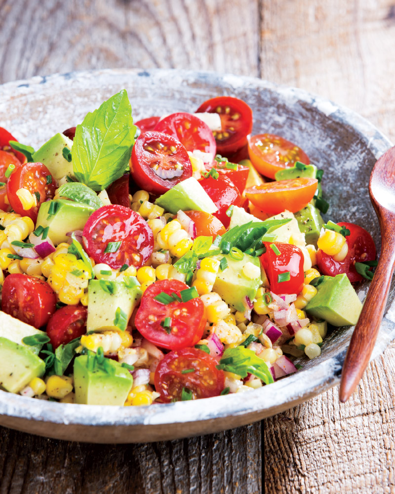 Fresh Corn, Cherry Tomato & Avocado Salad