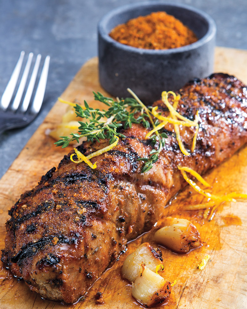 Grilled Cajun Pork Tenderloin