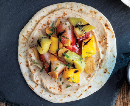 Grilled Fruit Tacos