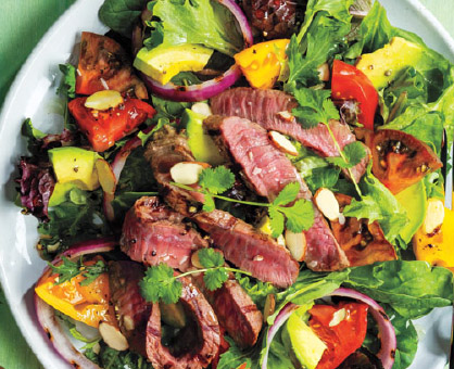 Grilled Steak & Avocado Summer Salad