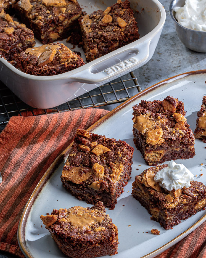 Peanut Butter & Graham Cracker Brownies