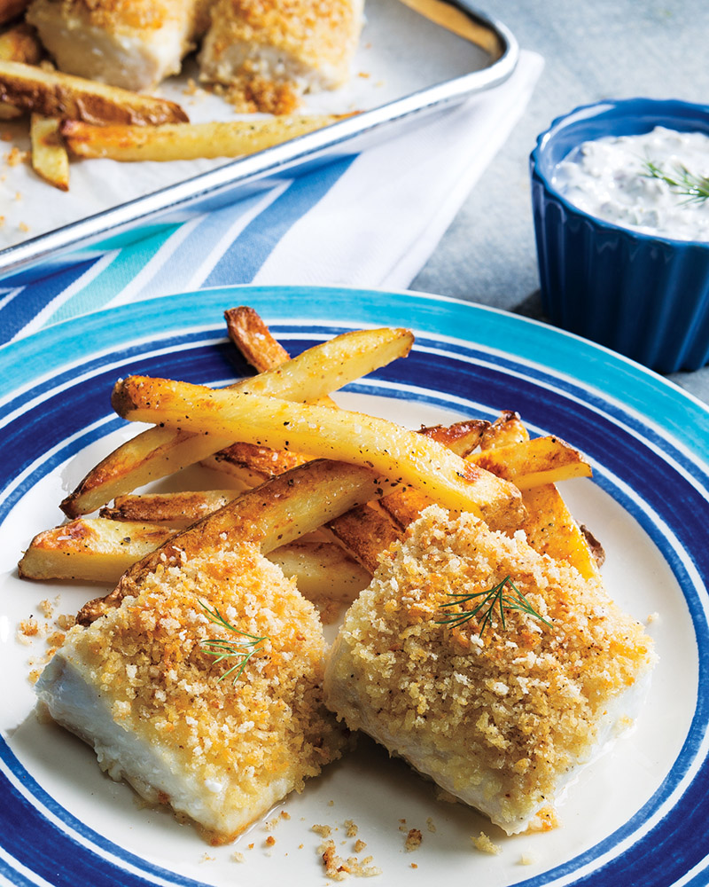 Sheet-Pan Fish & Chips