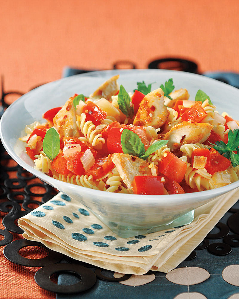 Spicy Red Pepper & Chicken Pasta