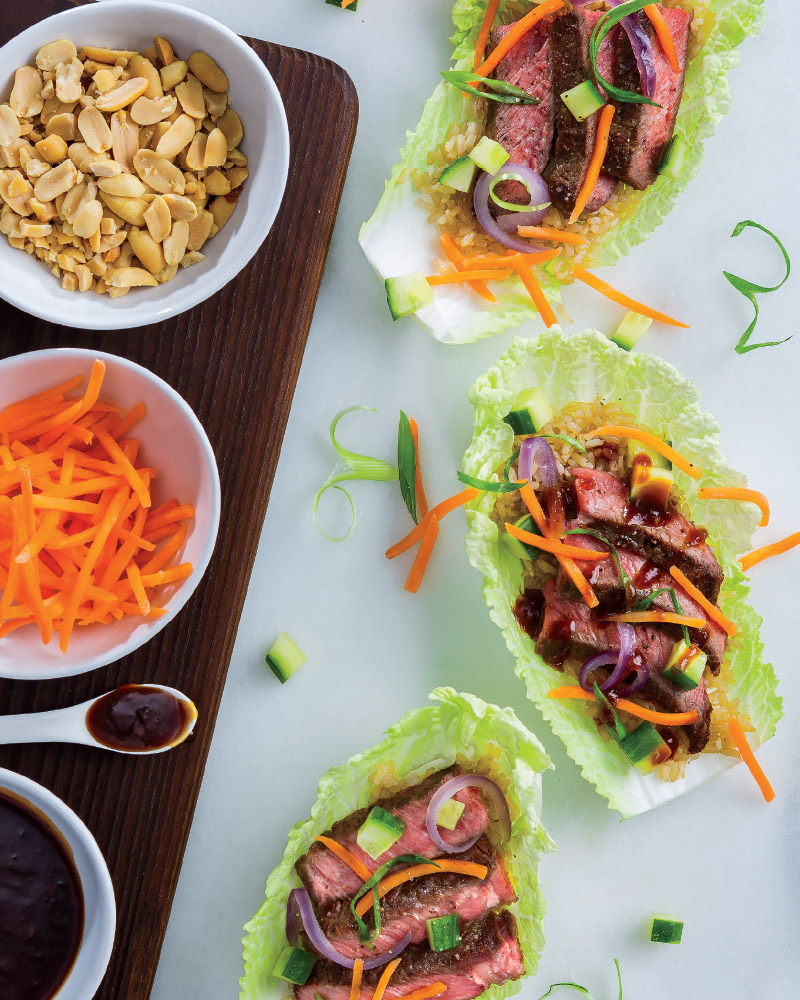 Thai Beef Cabbage Wraps