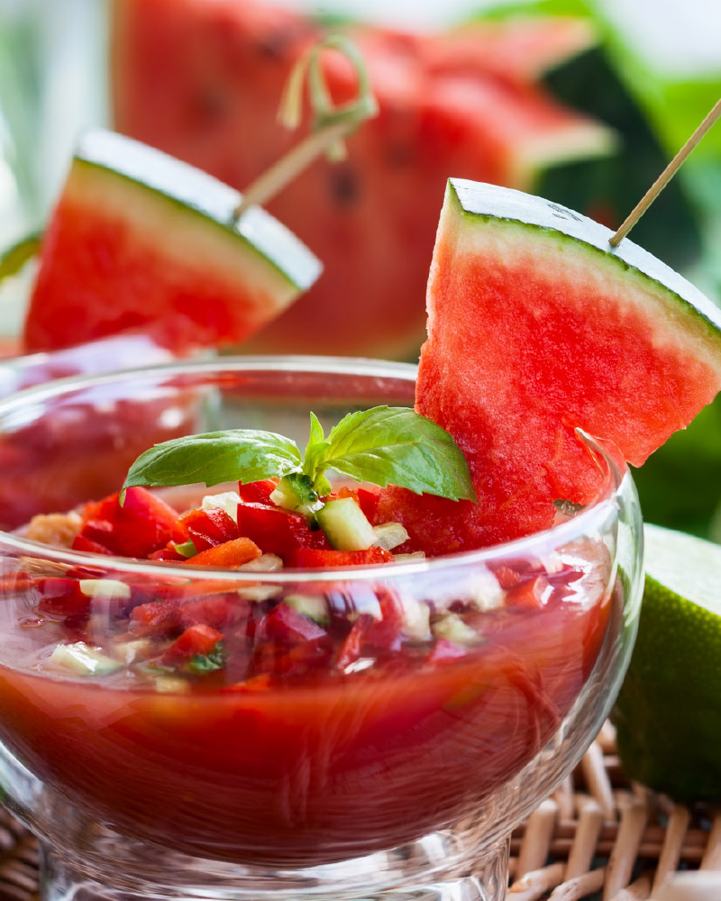 Tomato & Watermelon Gazpacho