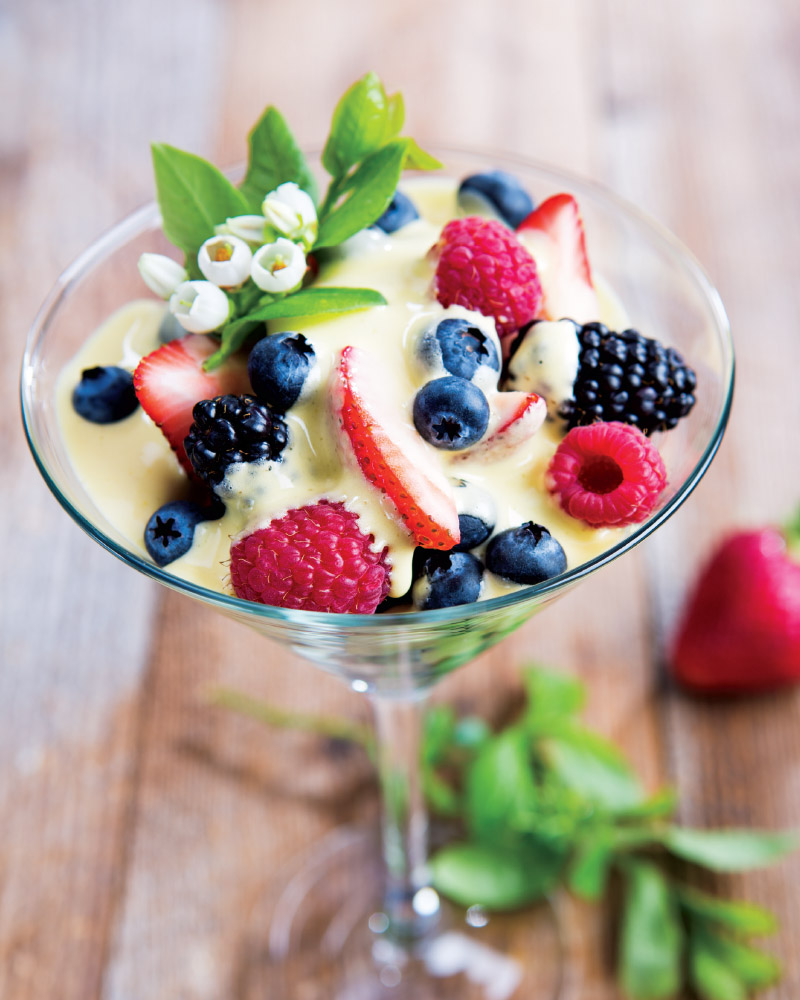 Zabaglione with Fresh Berries