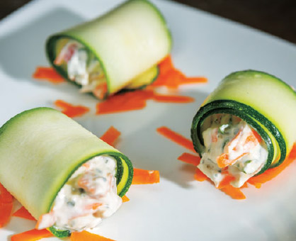 Zucchini-Veggie Rolls